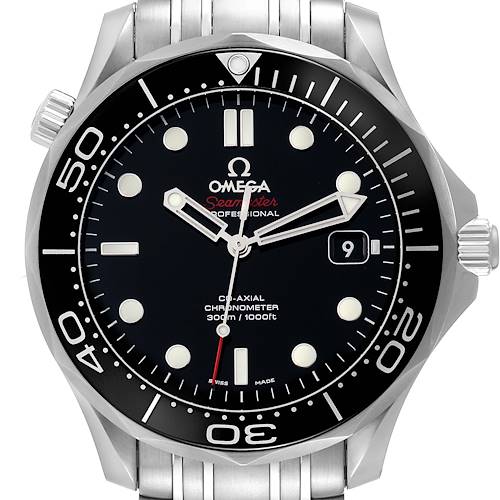 Photo of Omega Seamaster Diver 300M Steel Mens Watch 212.30.41.20.01.003 Box Card