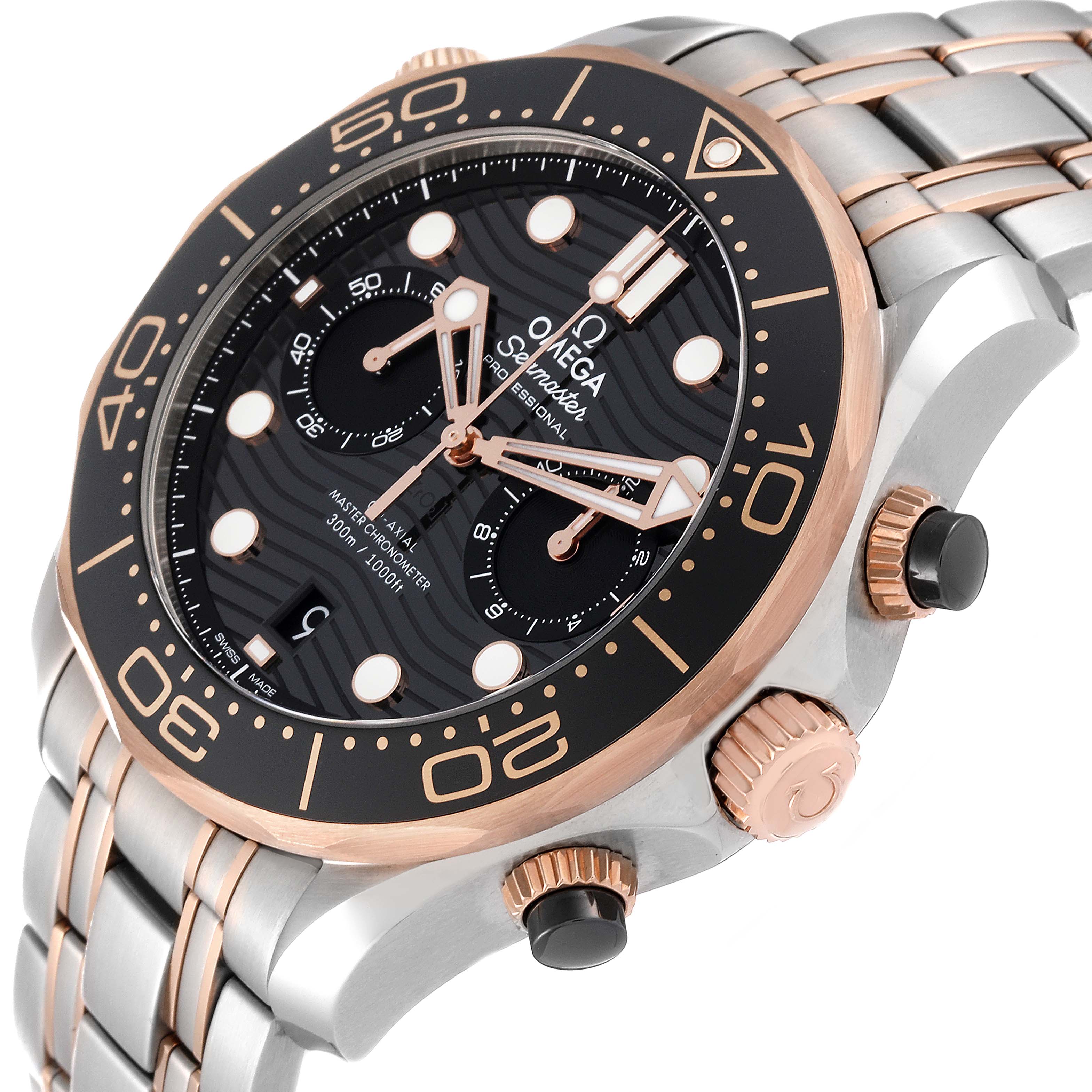 Omega Seamaster Steel and Gold (two tone) 210.20.44.51.01.001 | Stock ...