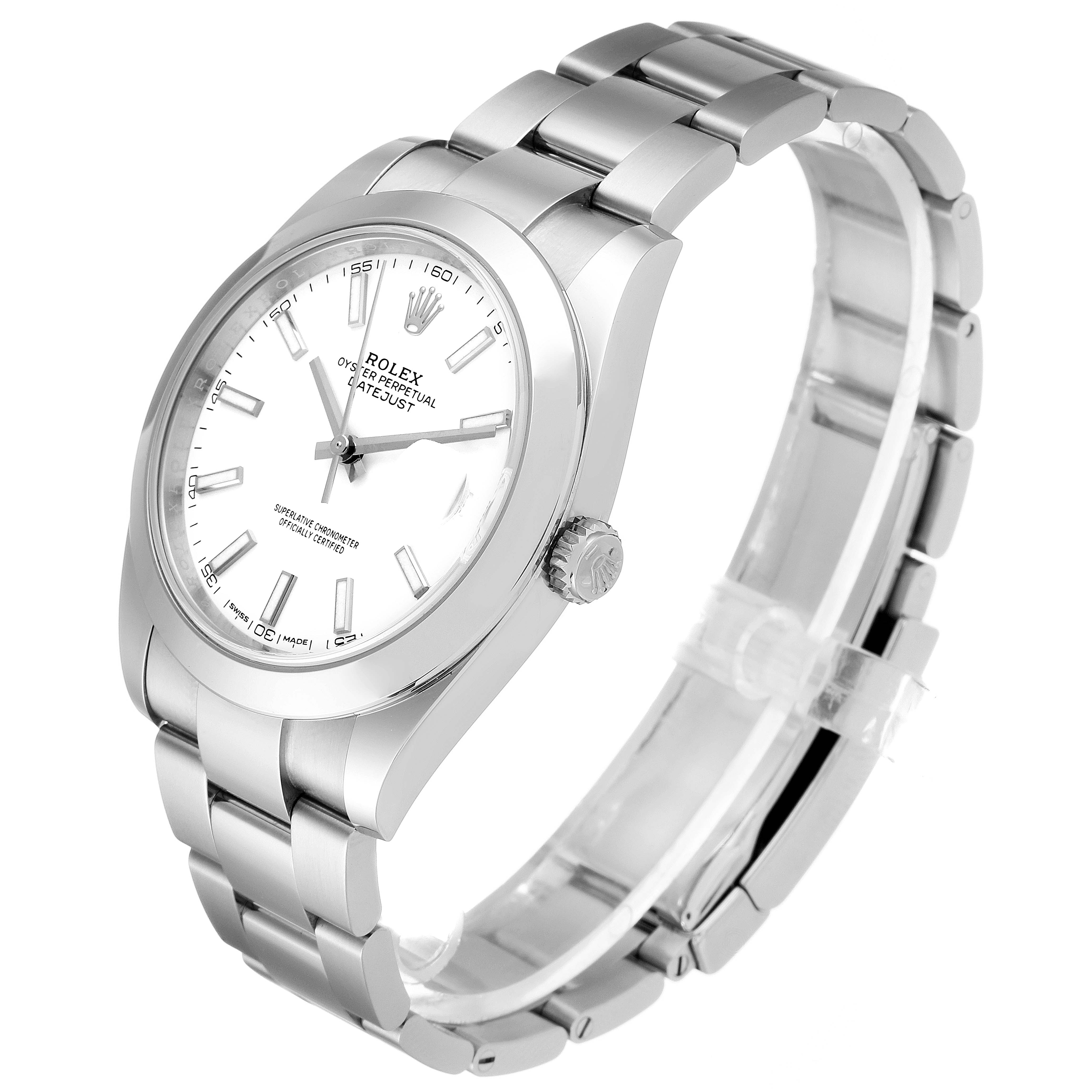 datejust 41 white dial