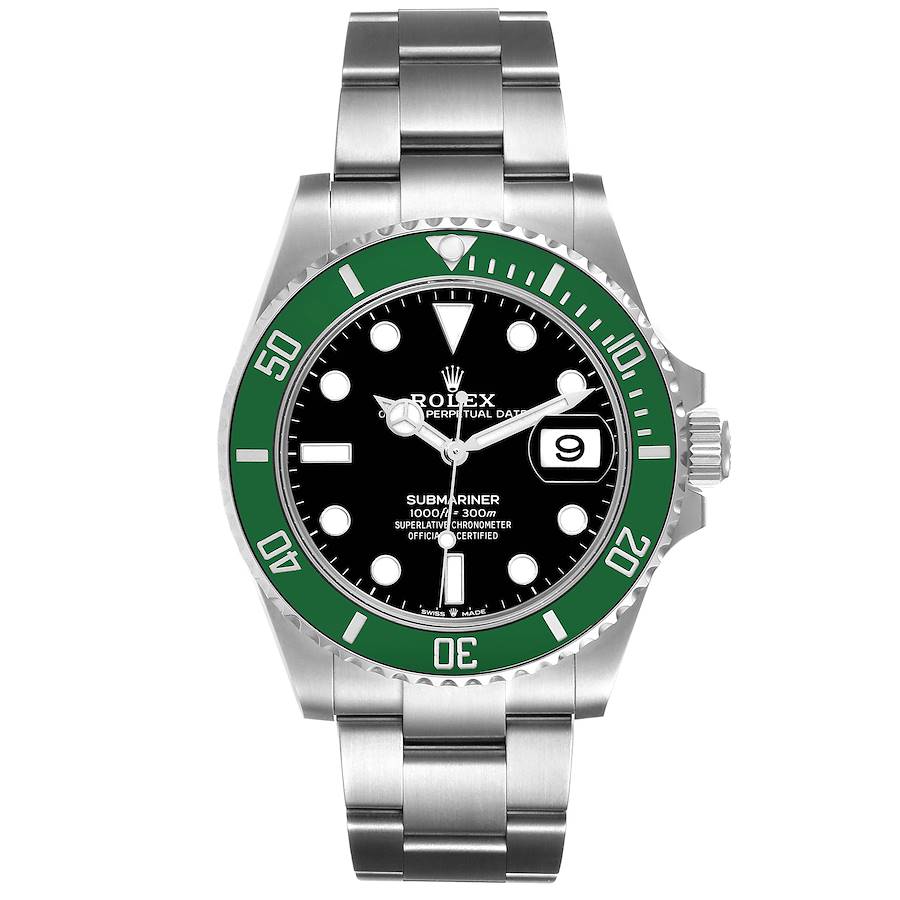 Welcome to : Rolex Submariner LV Cerachrom Bezel, 18Kt Green  Gold Dial