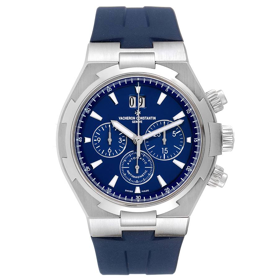 Vacheron Constantin Overseas Chronograph Blue Dial Watch 49150 SwissWatchExpo