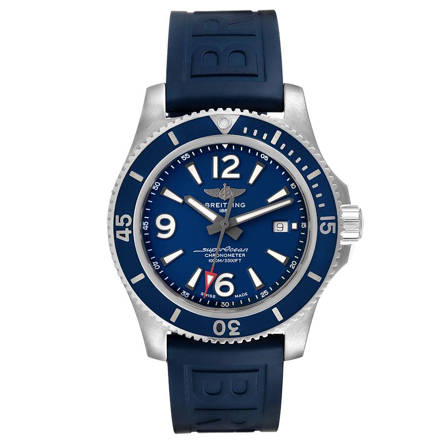 breitling superocean blue dial