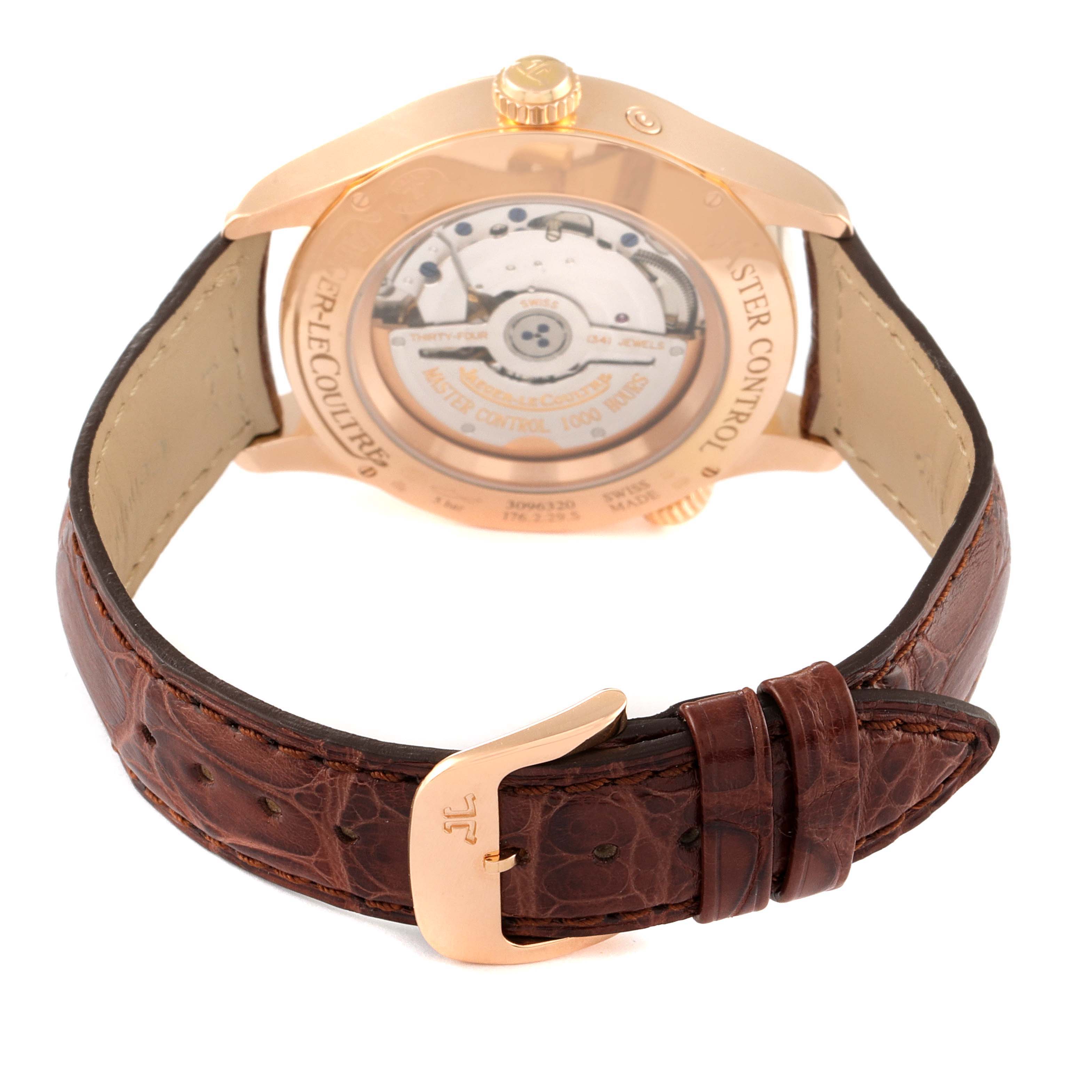 Jaeger LeCoultre Master Rose Gold Q1422421 Stock 41471 SwissWatchExpo