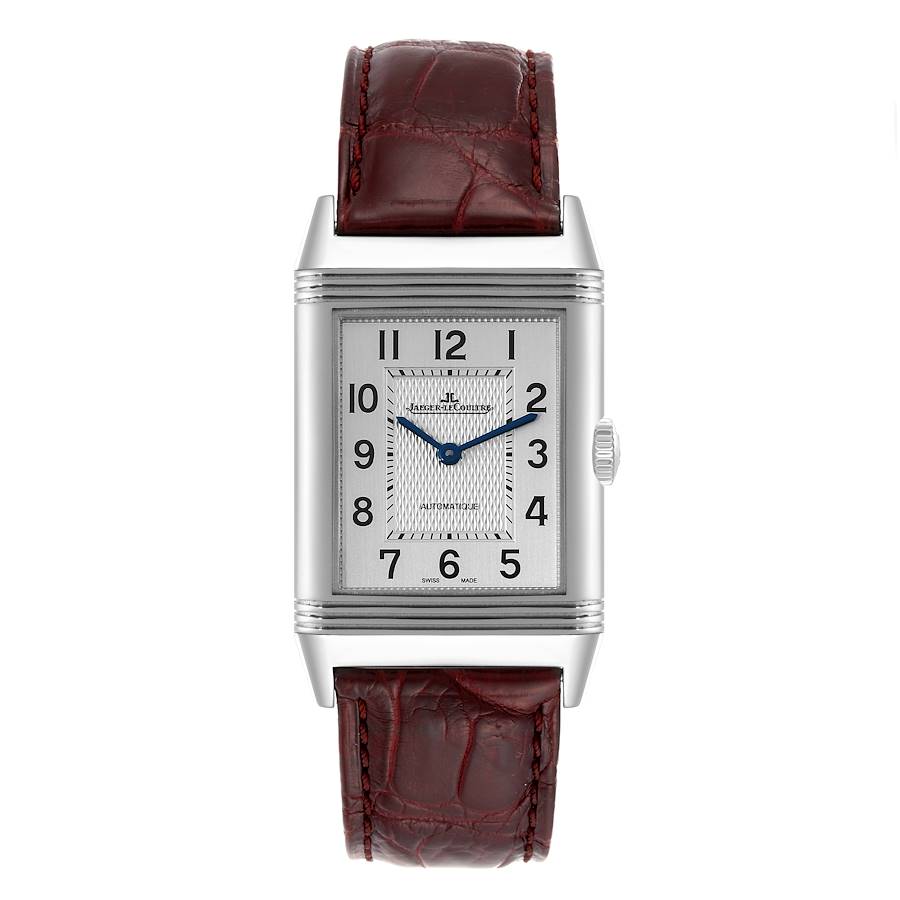 Jaeger LeCoultre Reverso Classic Steel Mens Watch 214.8.S5