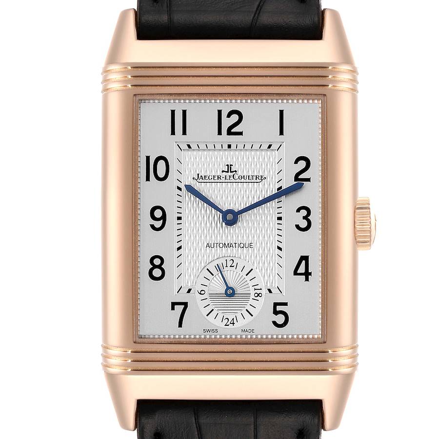 Jaeger LeCoultre Reverso Duoface Rose Gold Mens Watch 215.2.S9 Q3832420 SwissWatchExpo