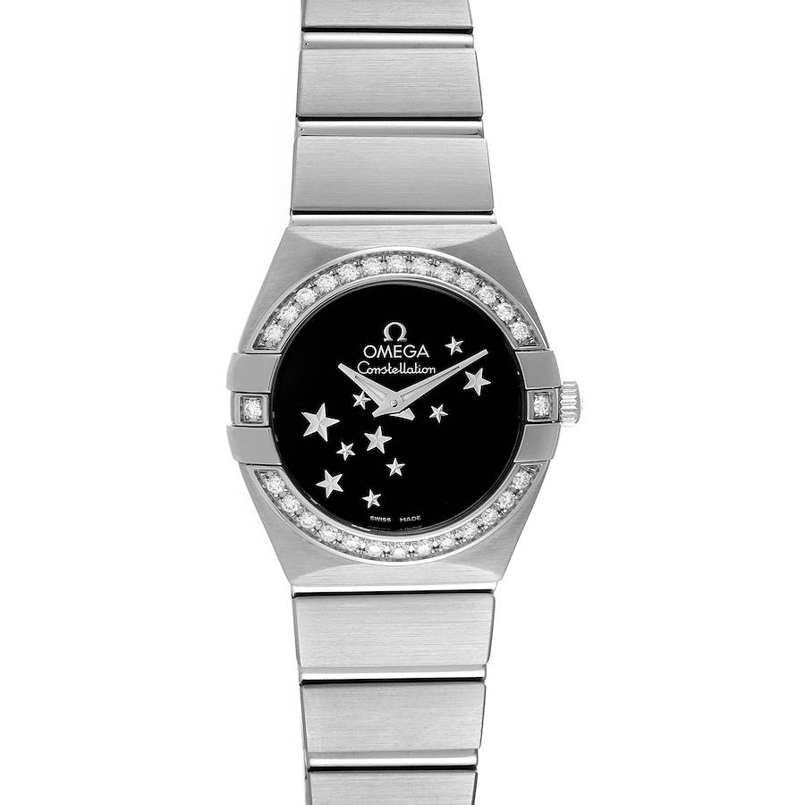 Omega Constellation Orbis Star Steel Diamond Watch 123.15.24.60.01.001 Unworn SwissWatchExpo