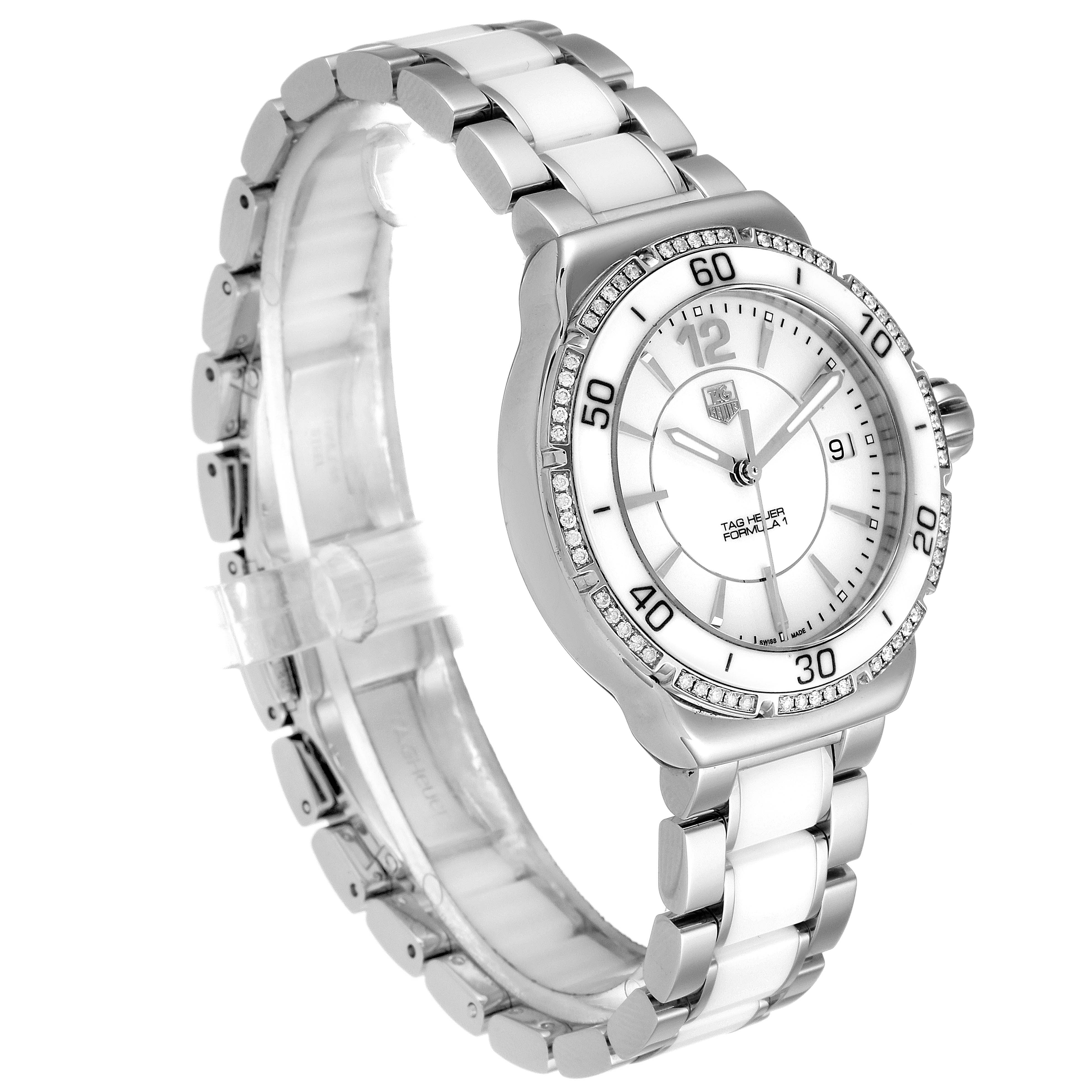 tag formula 1 women's watch with diamonds