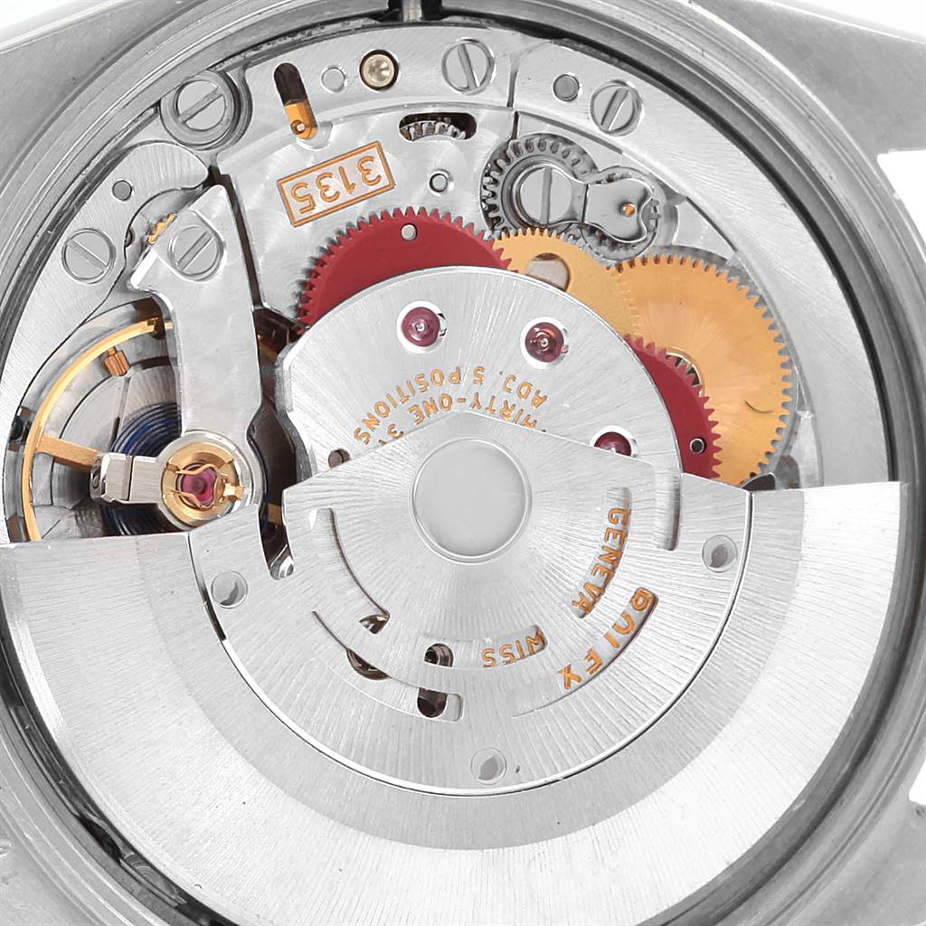 The image shows the internal movement mechanism of a Rolex Date 15200 Men's Stainless Steel Black Dial 15200 Men's Stainless Steel Black Dial model watch.