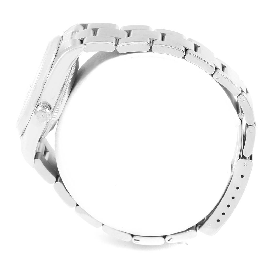 Rolex Date Silver Dial Oyster Bracelet Steel Mens Watch 15200 ...