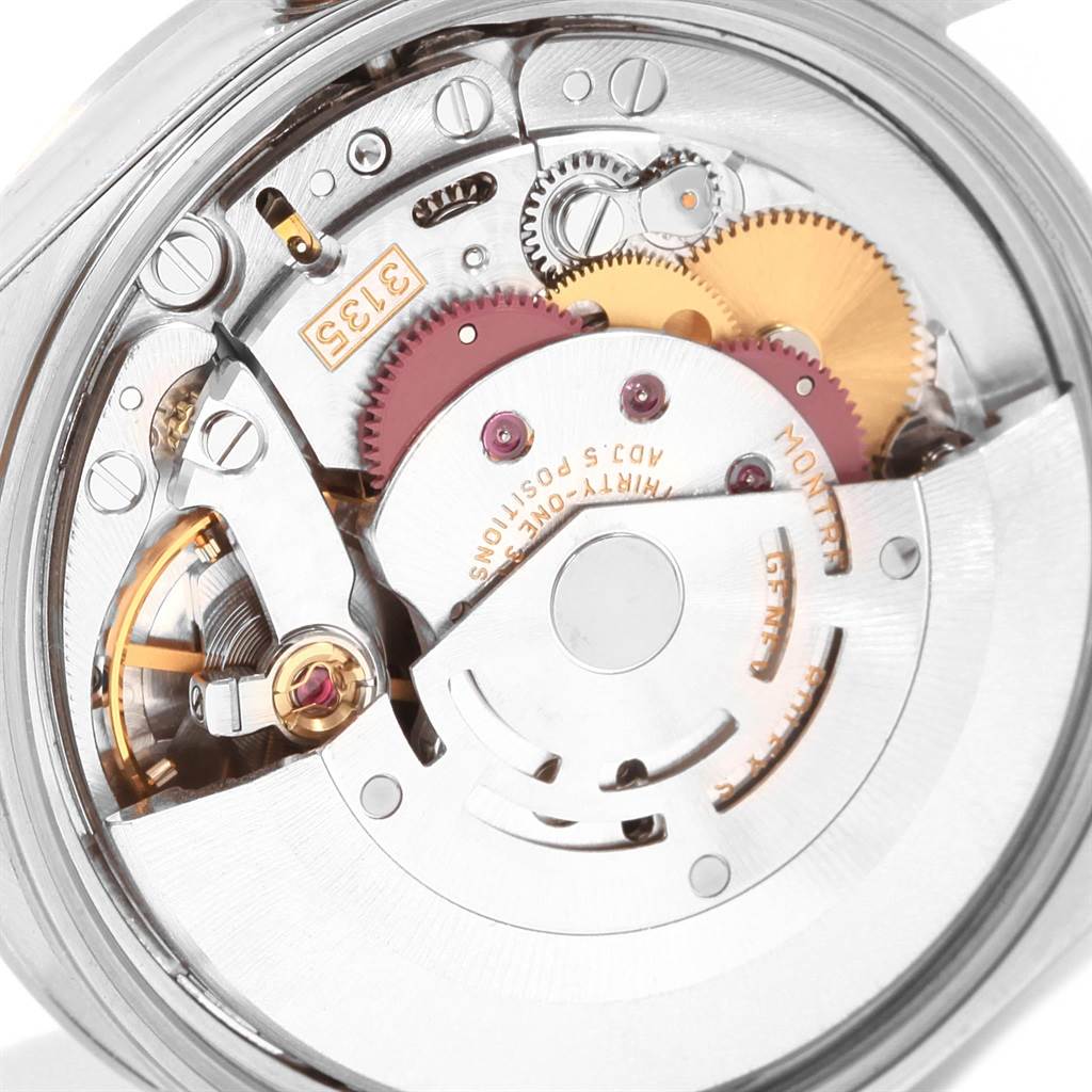 This is an image of the movement mechanism of a Rolex Date 15200 Men's Stainless Steel Black Dial 15200 Men's Stainless Steel Black Dial model watch, viewed from the back.