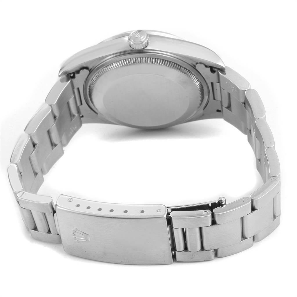 Rolex Date Salmon Dial Oyster Bracelet Steel Mens Watch 15200 ...