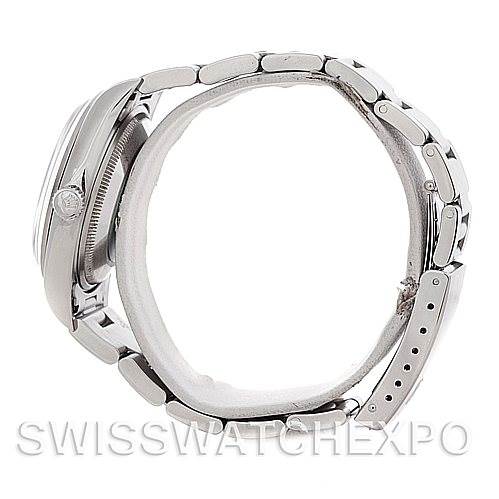 The image shows a side view of the case and bracelet of a Rolex Date 15200 Men's Stainless Steel Black Dial 15200 Men's Stainless Steel Black Dial watch.