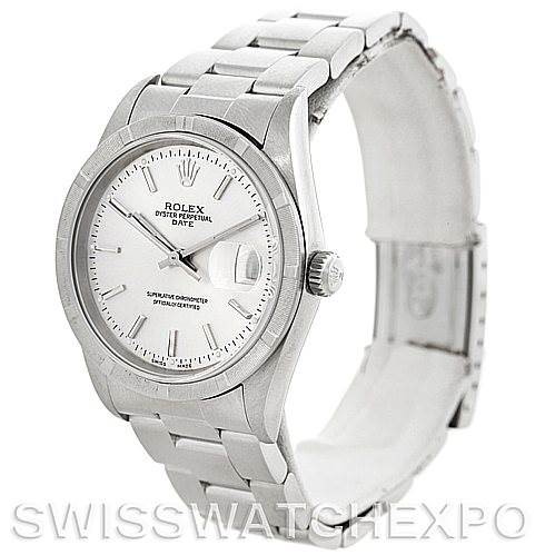 Rolex Date Mens Steel Watch 15210 SwissWatchExpo