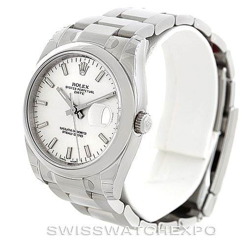 Rolex Date Mens Steel Watch 115200 Unworn SwissWatchExpo