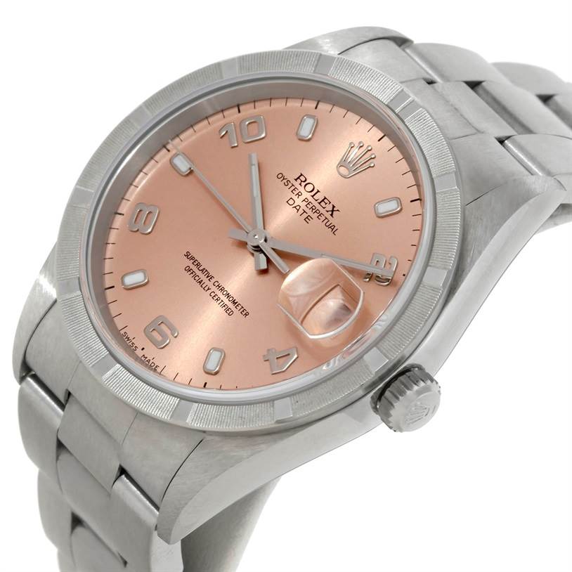 rolex day date salmon dial