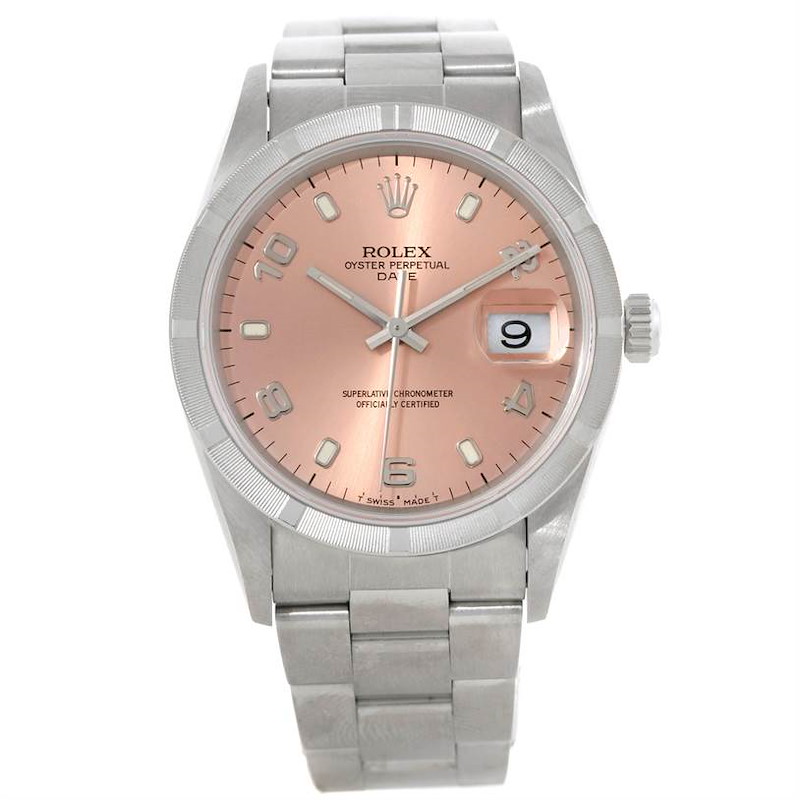 rolex day date salmon dial