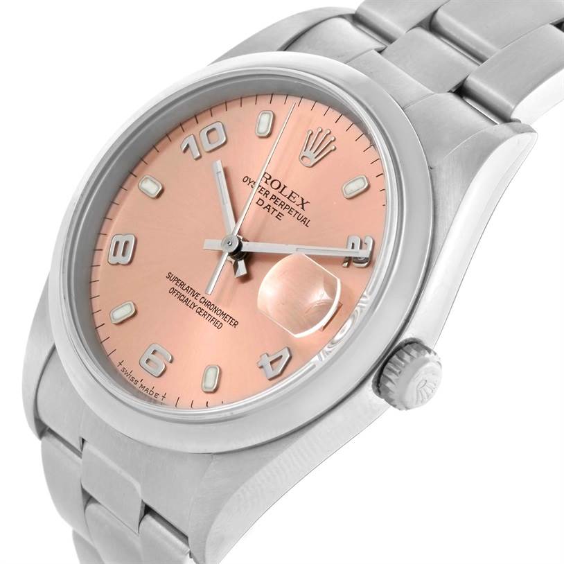 rolex day date salmon dial