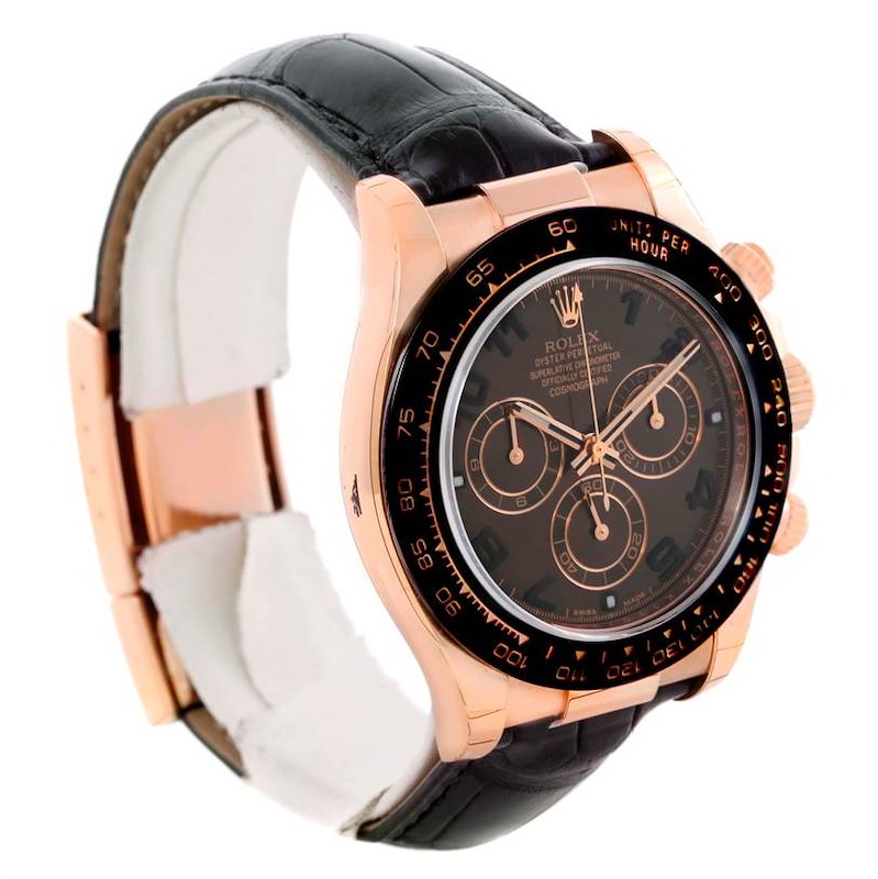 Rolex Cosmograph Daytona 18K Rose Gold Everose Watch 116515LN Unworn SwissWatchExpo