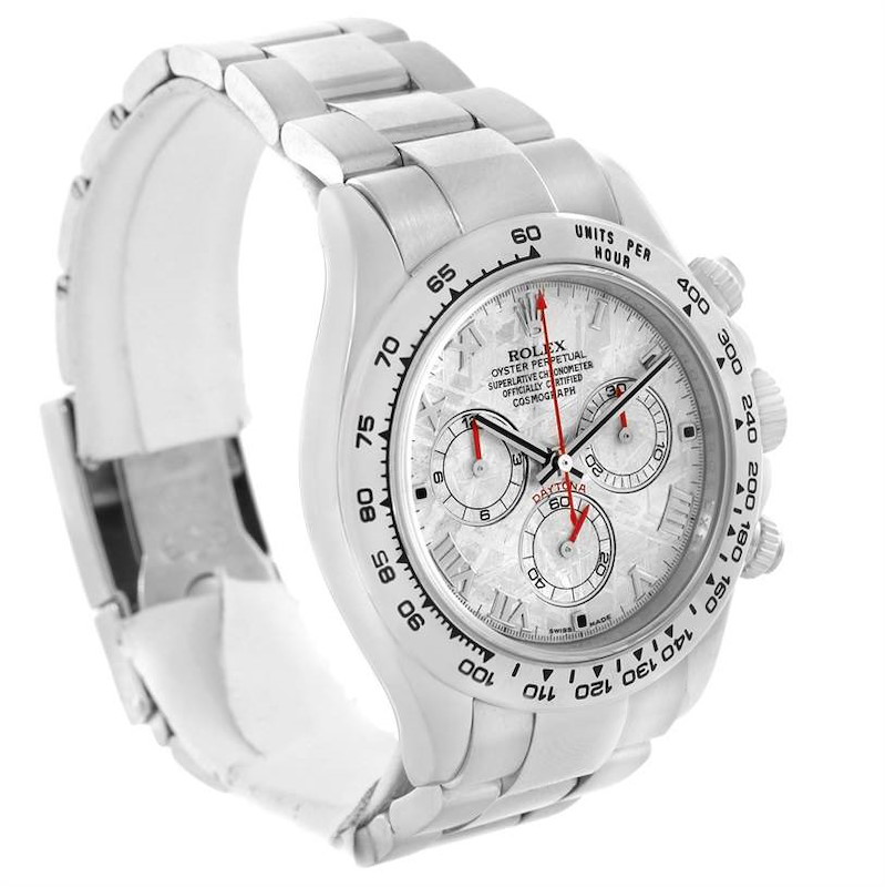 white gold meteorite daytona