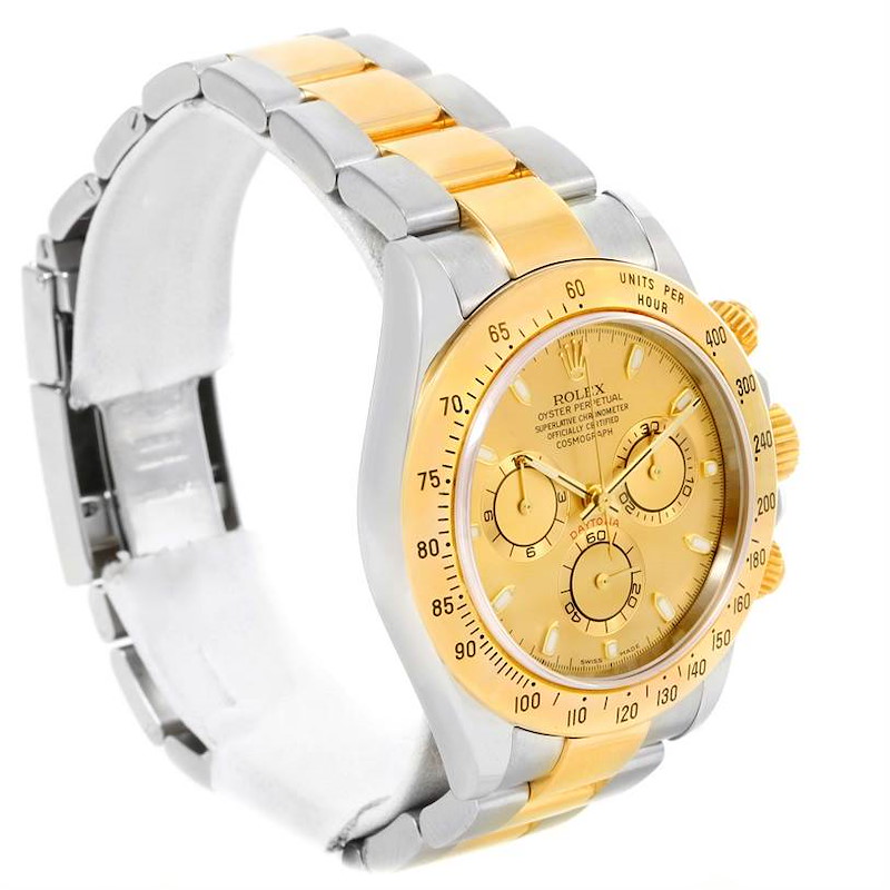 Rolex Cosmograph Daytona Stainless Steel 18K Yellow Gold Watch 116523 ...