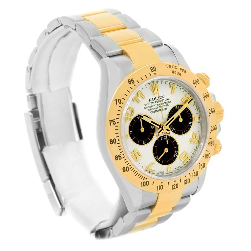 Rolex Cosmograph Daytona Panda Dial Steel Yellow Gold Watch 116523 Swisswatchexpo