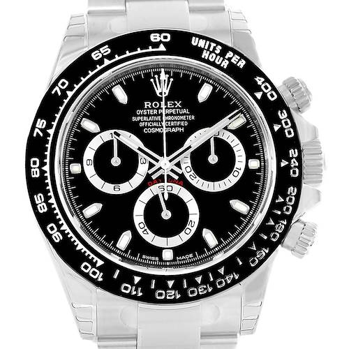 Photo of Rolex Cosmograph Daytona Black Dial Chronograph Watch 116500 Unworn