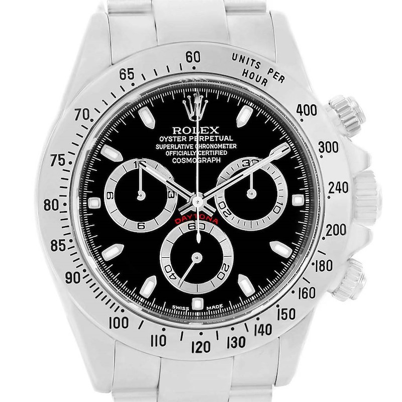 Rolex Daytona Stainless Steel 116520 Stock 15158 SwissWatchExpo