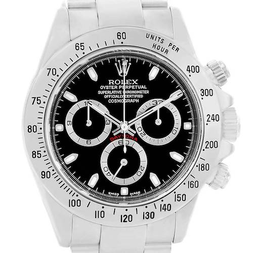Photo of Rolex Cosmograph Daytona Black Dial Chronograph Mens Watch 116520