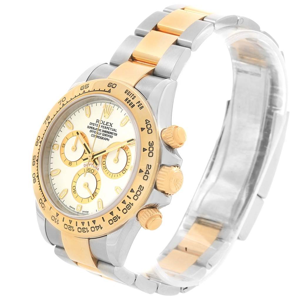 Rolex Cosmograph Daytona Steel Yellow Gold Watch 116503 Box Papers ...