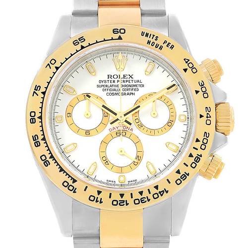 Photo of Rolex Cosmograph Daytona Steel Yellow Gold Watch 116503 Box Papers