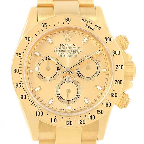 Photo of Rolex Cosmograph Daytona Yellow Gold Chronograph Watch 116528