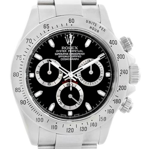 Photo of Rolex Cosmograph Daytona Black Dial Chronograph Mens Watch 116520