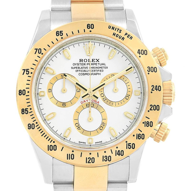 Rolex Cosmograph Daytona Steel Yellow Gold Watch 116503 Unworn SwissWatchExpo