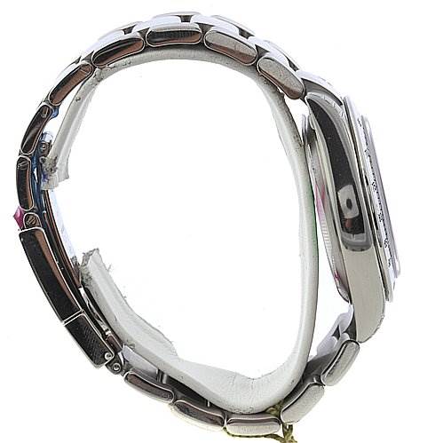 The image shows a side view of the Rolex Daytona 116520 Men's Stainless Steel Black Dial 116520 Men's Stainless Steel Black Dial watch, highlighting the bracelet and case.