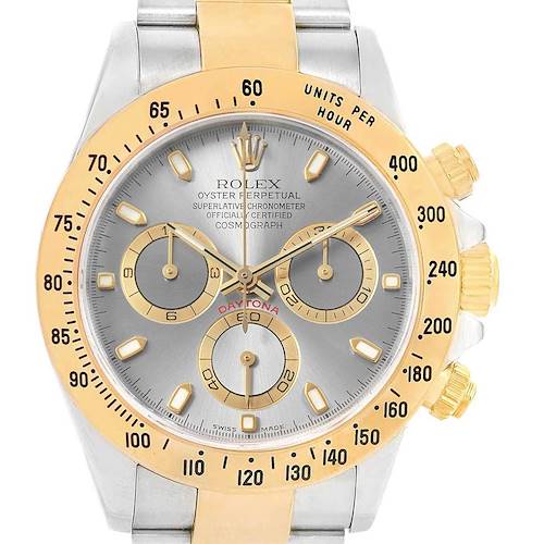 Photo of Rolex Daytona Steel 18K Yellow Gold Slate Dial Watch 116523