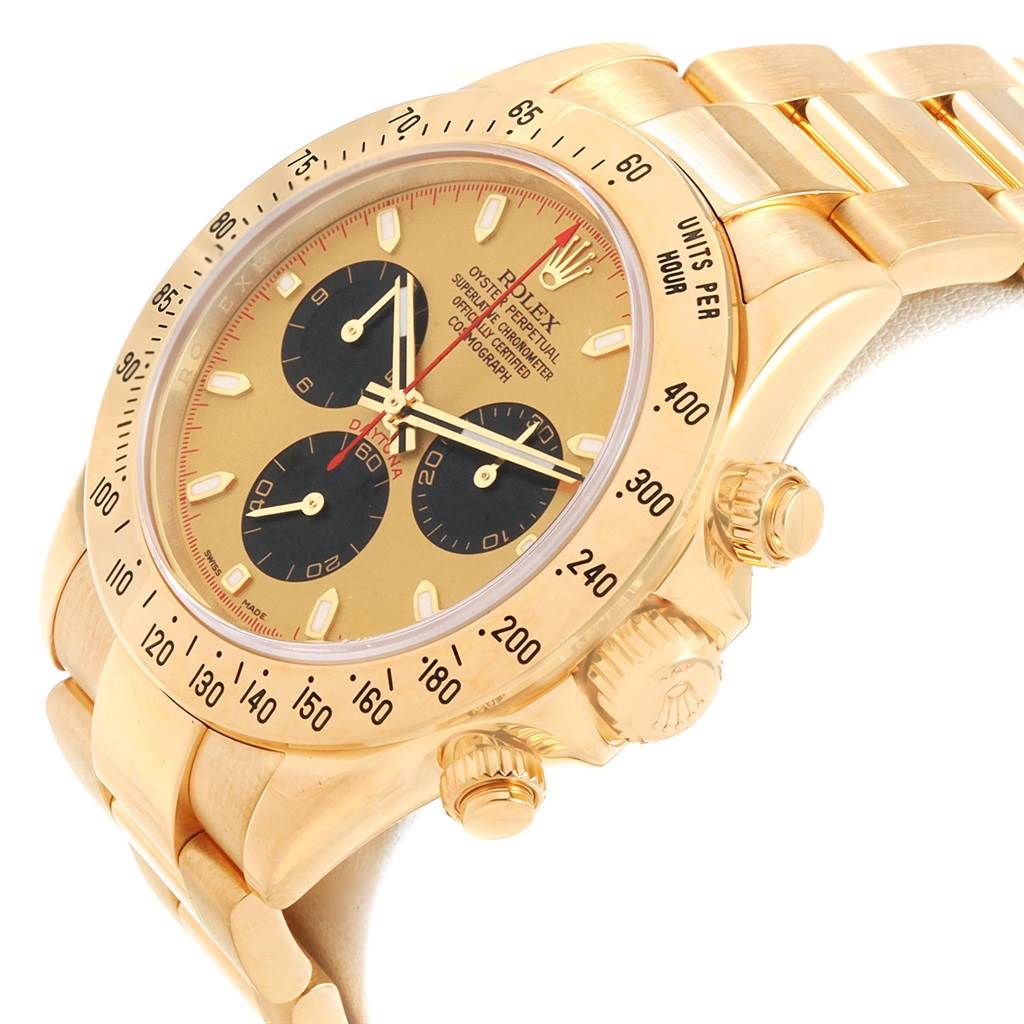 Rolex Daytona Yellow Gold Paul Newman Dial Mens Watch 116528 ...