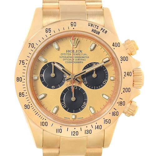 Photo of Rolex Daytona Yellow Gold Paul Newman Dial Mens Watch 116528