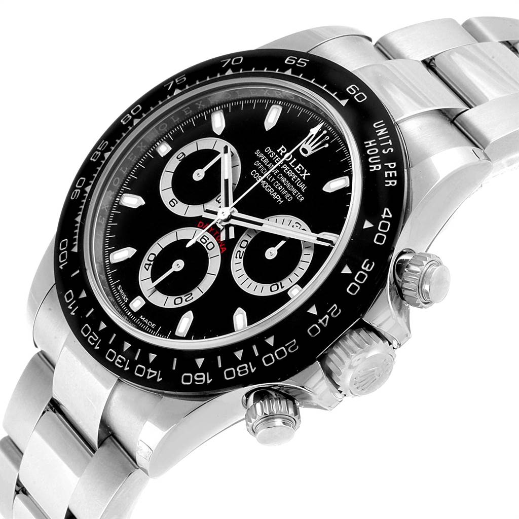 Rolex Daytona Black Dial Chronograph Mens Watch 116500 Unworn ...