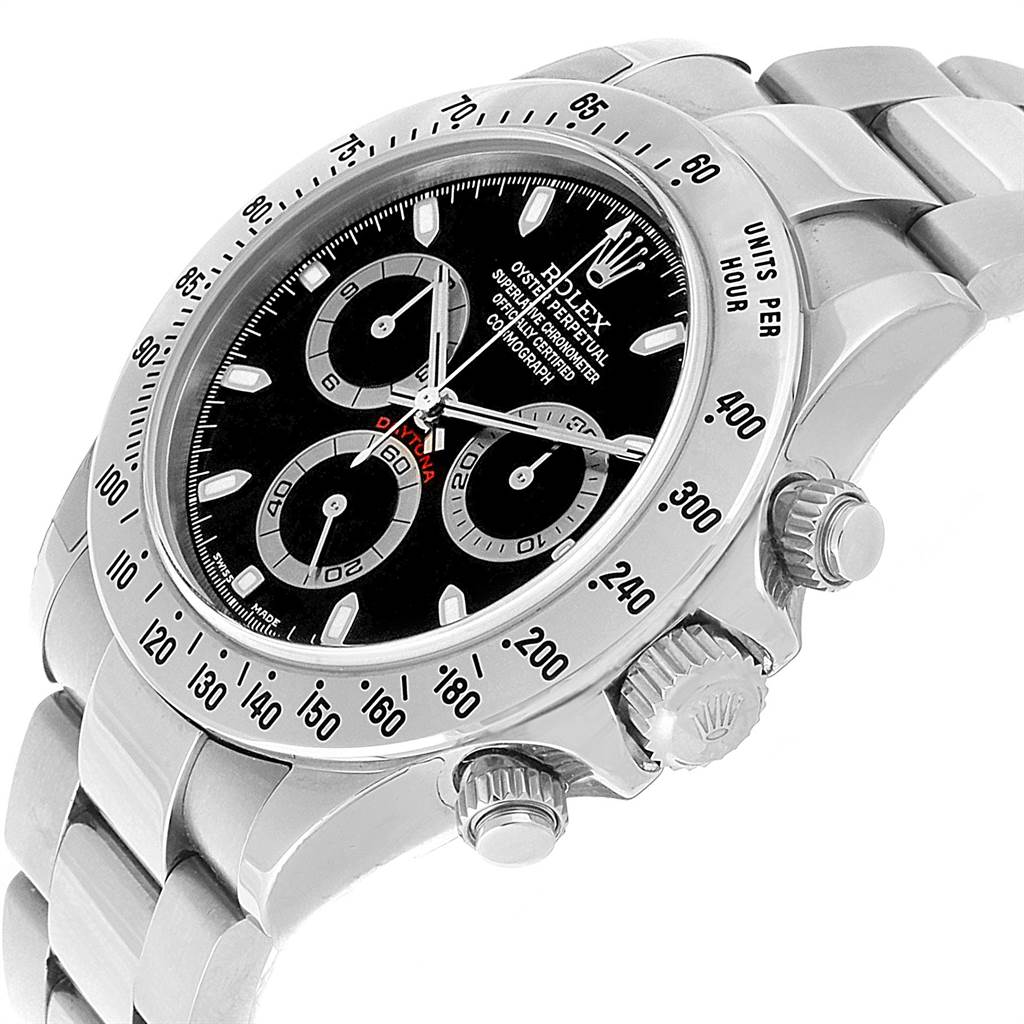 rolex daytona chronograph black