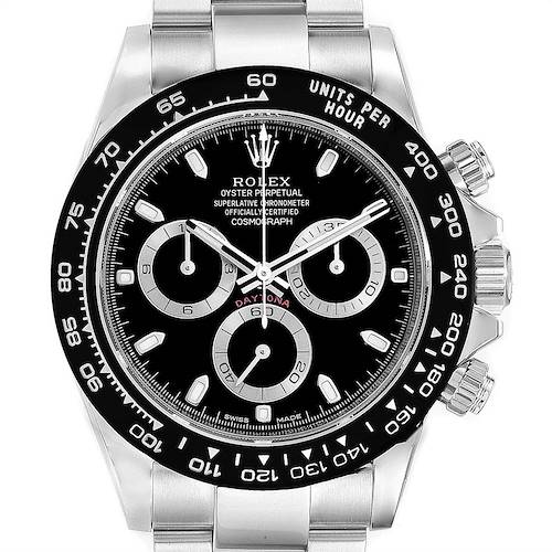 Photo of Rolex Daytona Black Dial Chronograph Mens Watch 116500 Unworn