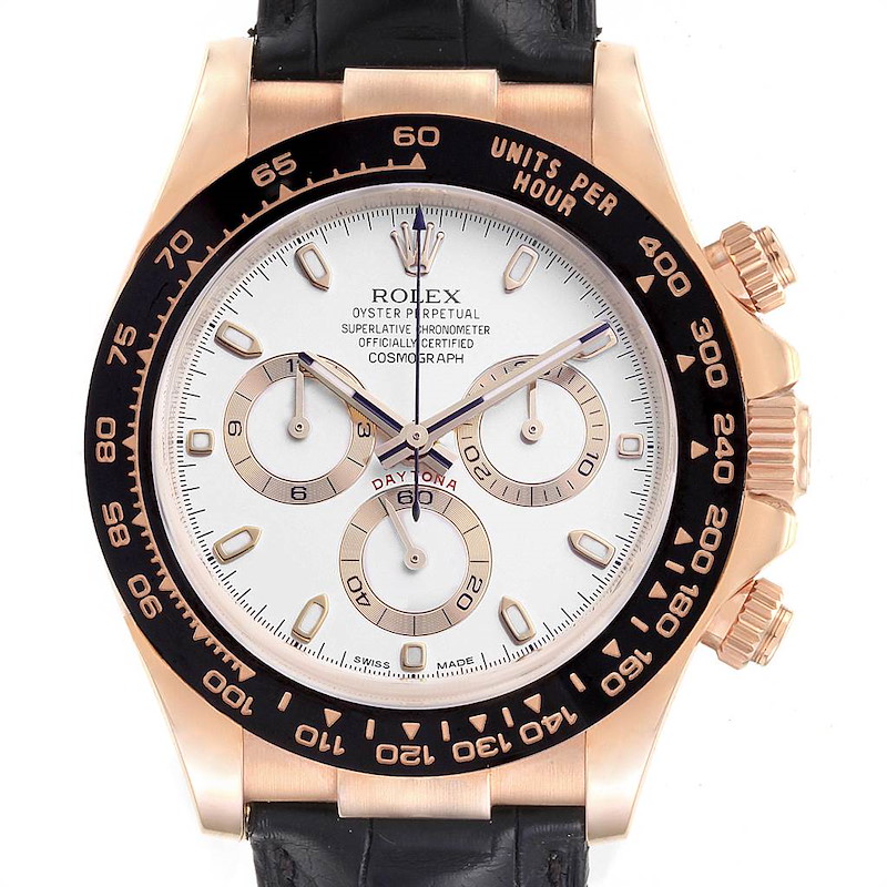 Rolex Cosmograph Daytona Rose Gold Everose Mens Watch 116515 Unworn SwissWatchExpo