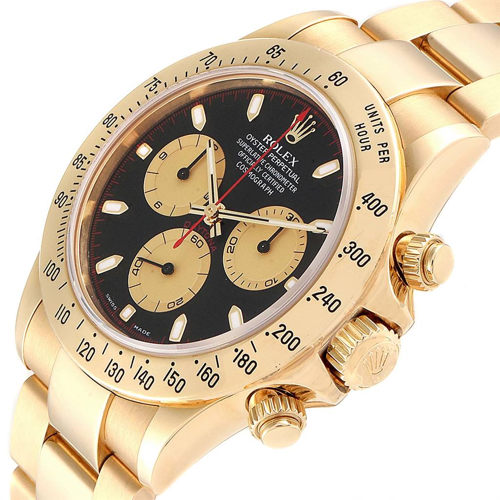 Rolex Daytona Yellow Gold 116528 | Stock 23127 | SwissWatchExpo