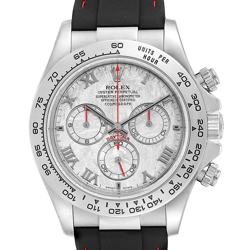 white gold meteorite daytona