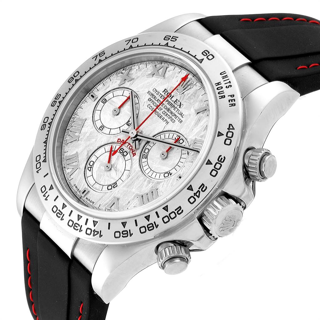 white gold meteorite daytona