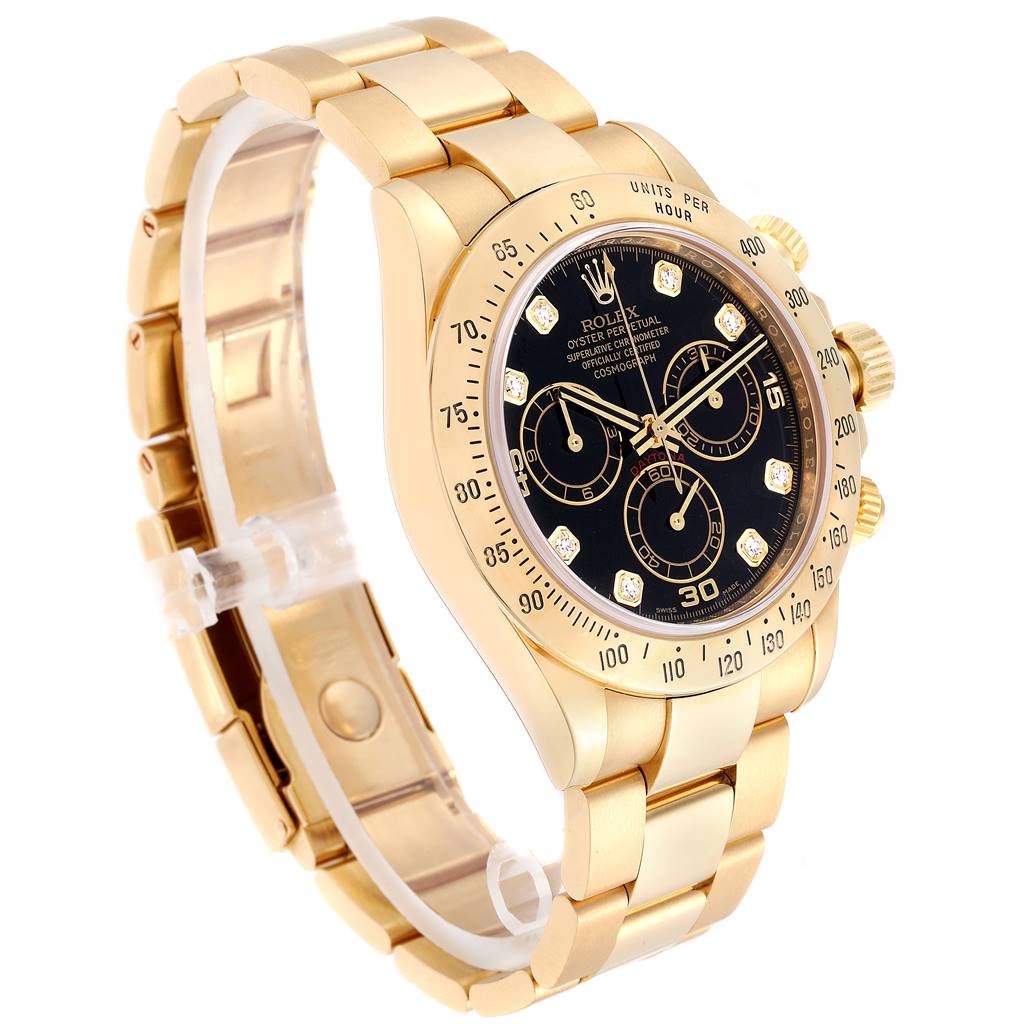 Rolex Daytona Yellow Gold 116528 | Stock 25066X | SwissWatchExpo