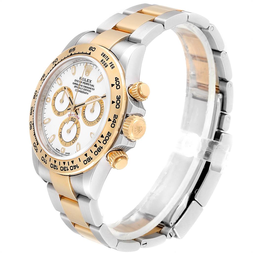 Rolex Cosmograph Daytona Steel Yellow Gold Mens Watch 116503 Box Card ...