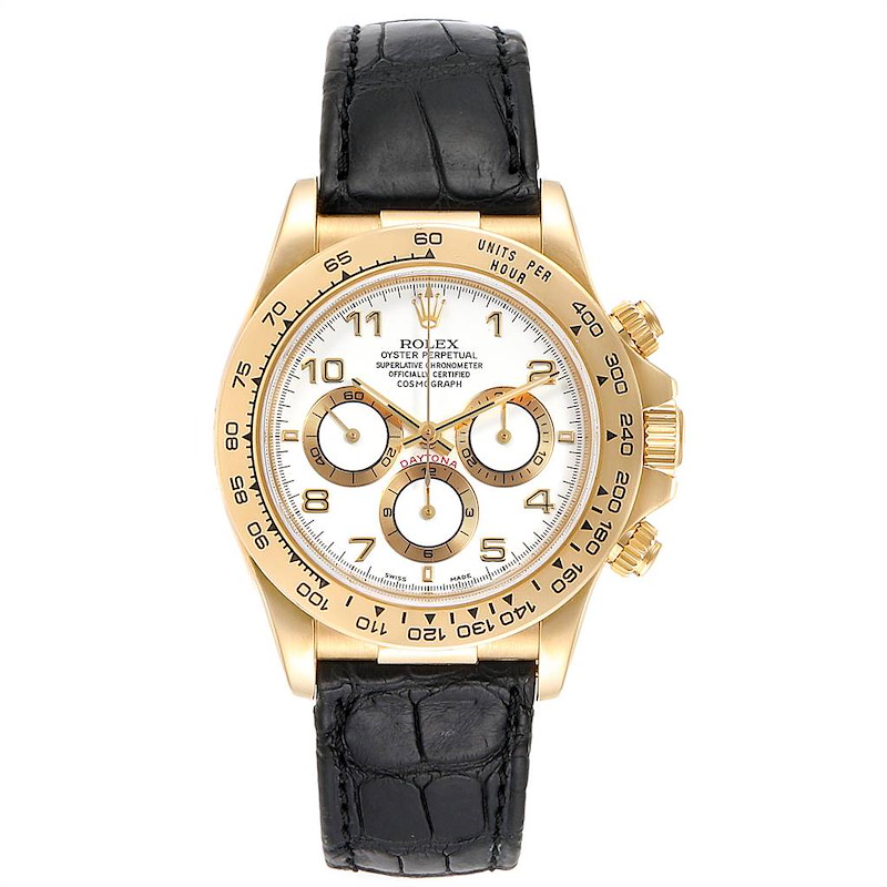 Rolex Daytona Yellow Gold 16518 | Stock 26190 | SwissWatchExpo