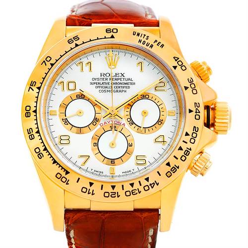 Photo of Rolex Cosmograph Daytona 18K Yellow Gold Watch 16518