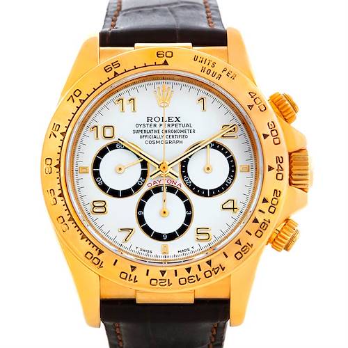 Photo of Rolex Cosmograph Daytona 18K Yellow Gold Watch 16518