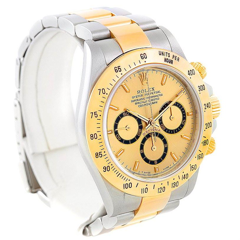 Rolex Cosmograph Daytona Steel and Gold Mens Watch 16523 SwissWatchExpo